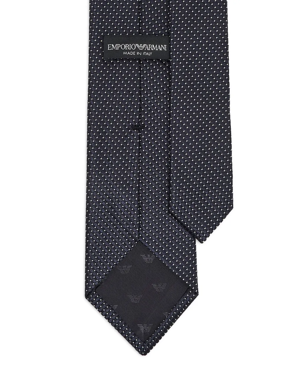 Emporio Armani silk tie - Zwart