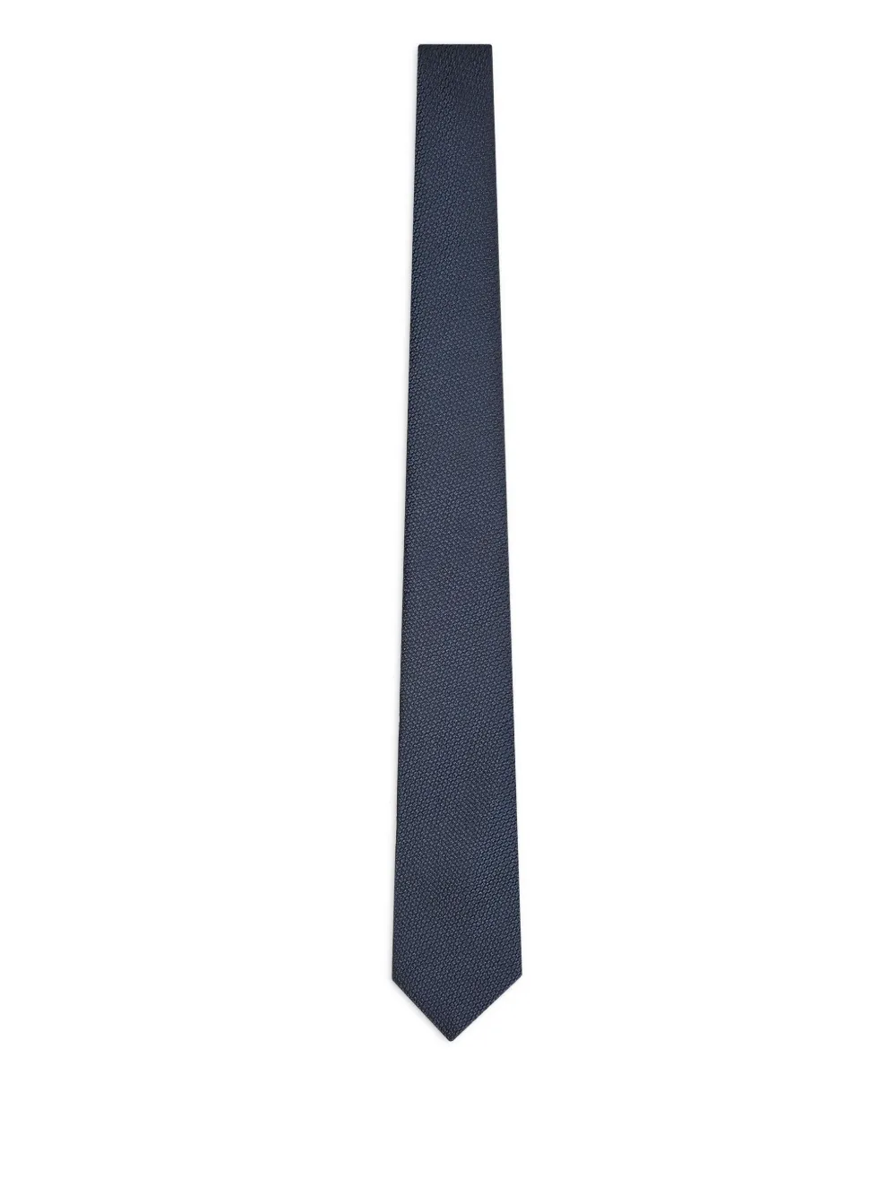 Emporio Armani Getextureerde stropdas Blauw