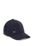 Emporio Armani logo-patch cap - Blue