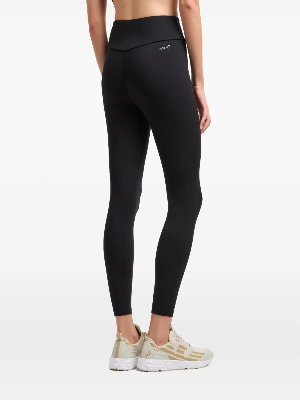 Ea7 Emporio Armani Legging met logoprint Zwart