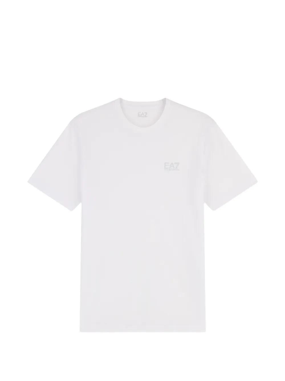 Ea7 Emporio Armani T-shirt met logo-applicatie Wit