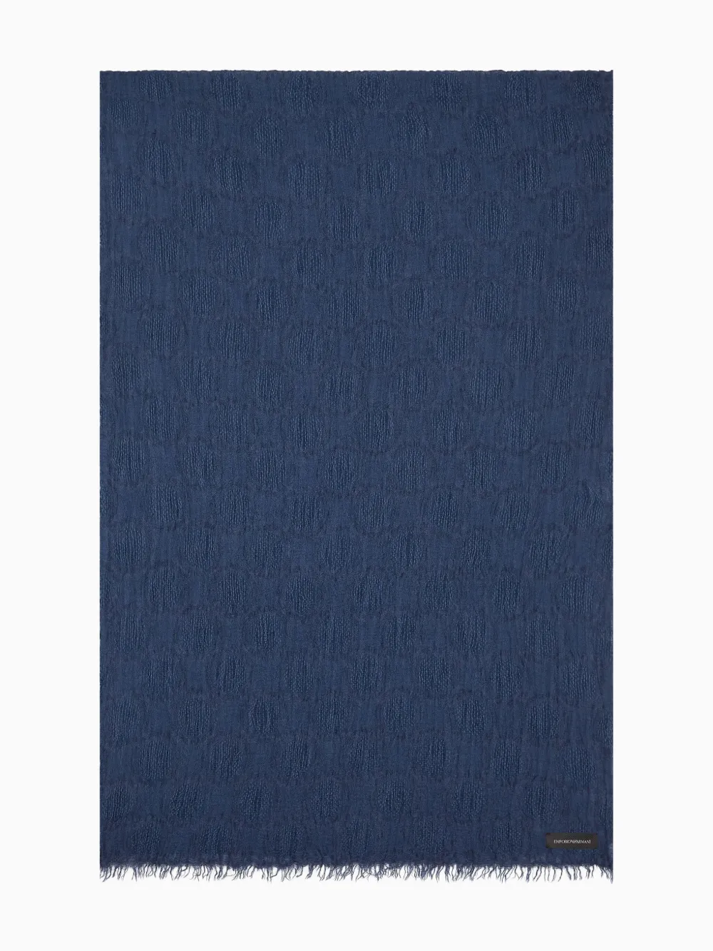EMPORIO ARMANI LOGO-JACQUARD SCARF 