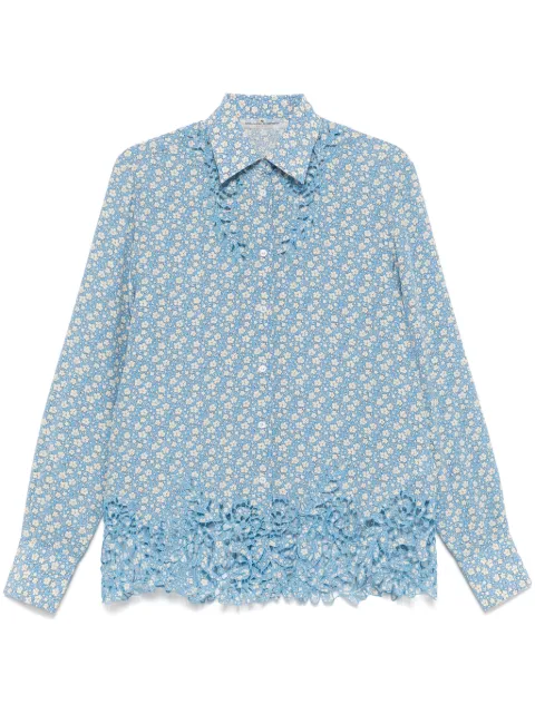 Ermanno Scervino camisa con estampado floral