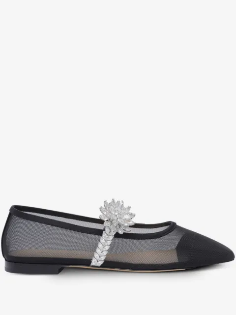 MACH & MACH Lotus Flower ballet flats 