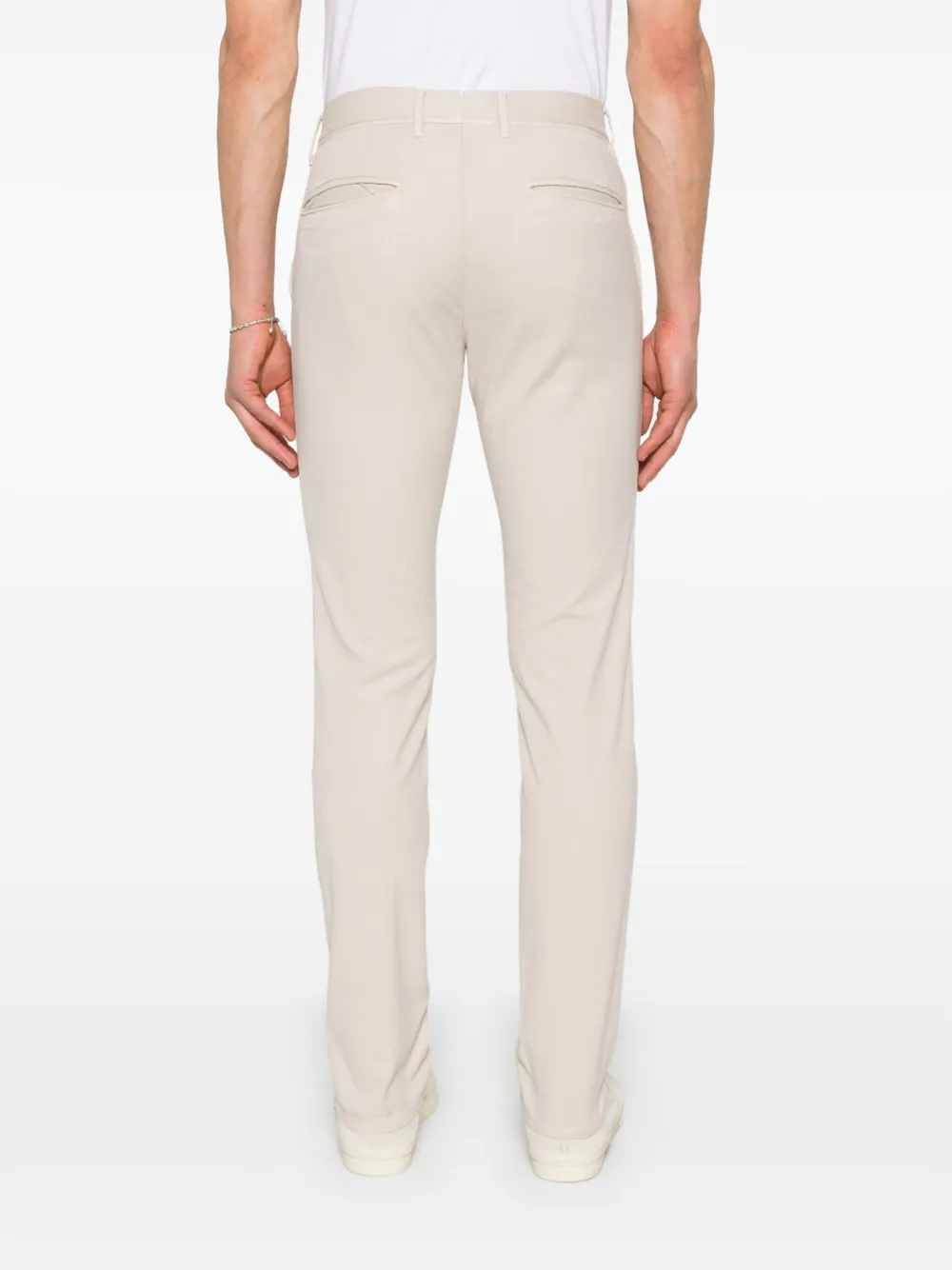 Incotex Broek met toelopende pijpen Beige