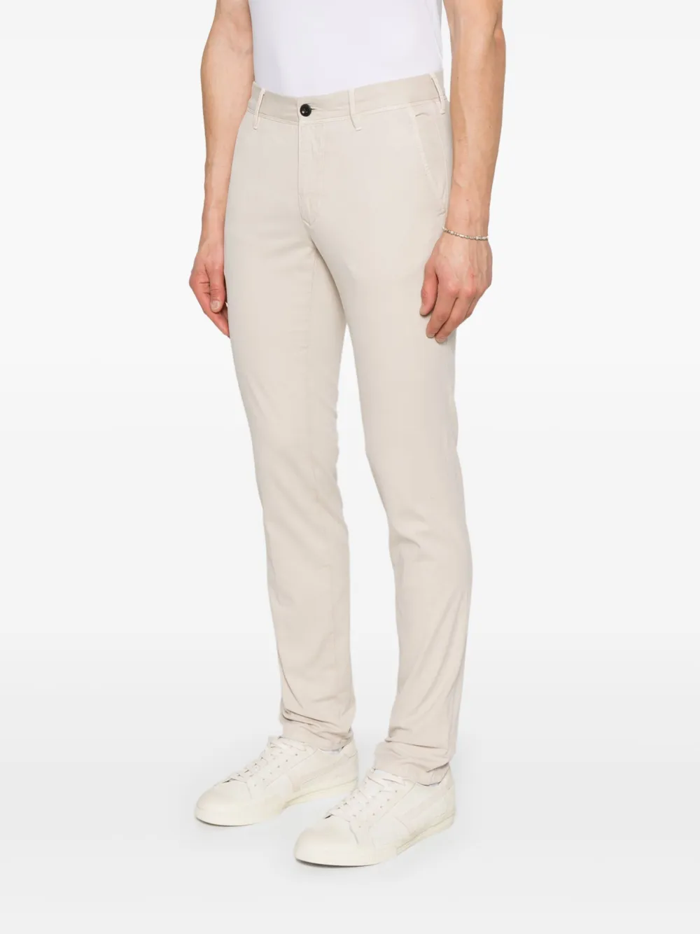 Incotex Broek met toelopende pijpen Beige