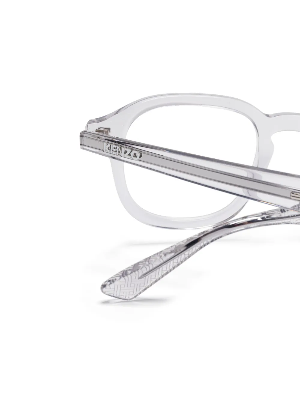  Kenzo Square-frame Glasses - White 