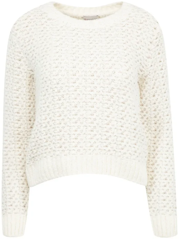 Moncler クルーネック セーター | ニュートラル | FARFETCH JP