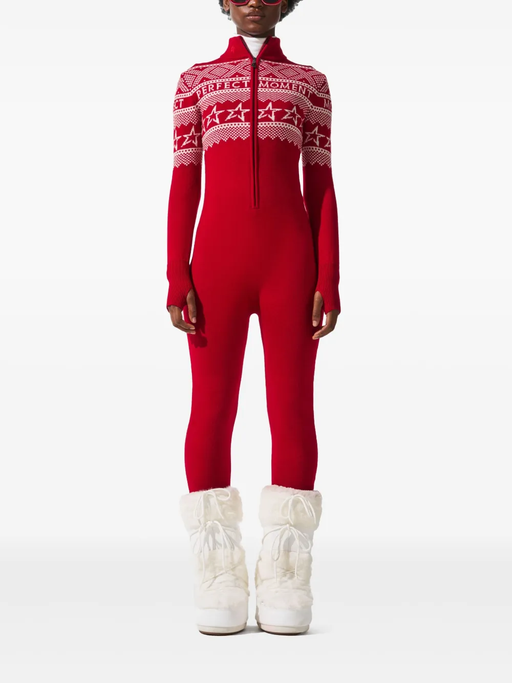 Perfect Moment Holiday jumpsuit - Rood