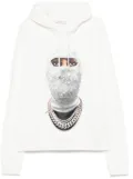 Ih Nom Uh Nit Future Mask hoodie - White