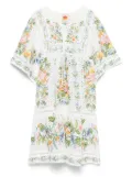 FARM Rio broderie-anglaise beach dress - White