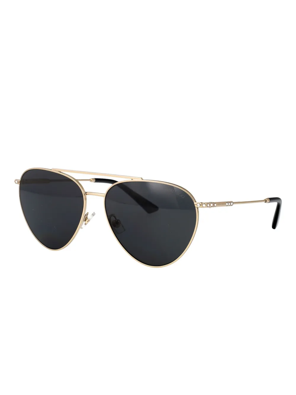 Jimmy Choo Eyewear logo-engraved sunglasses - Goud