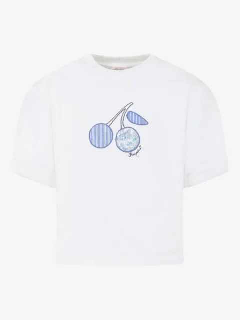 Bonpoint logo-embroidered cotton t-shirt 