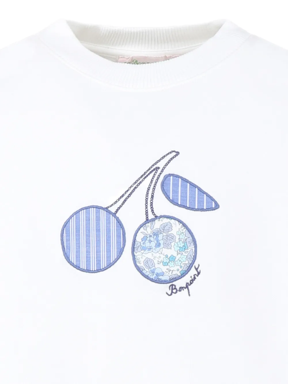 Bonpoint T-shirt met geborduurd logo Wit