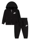 Nike Kids logo tracksuit set - Black