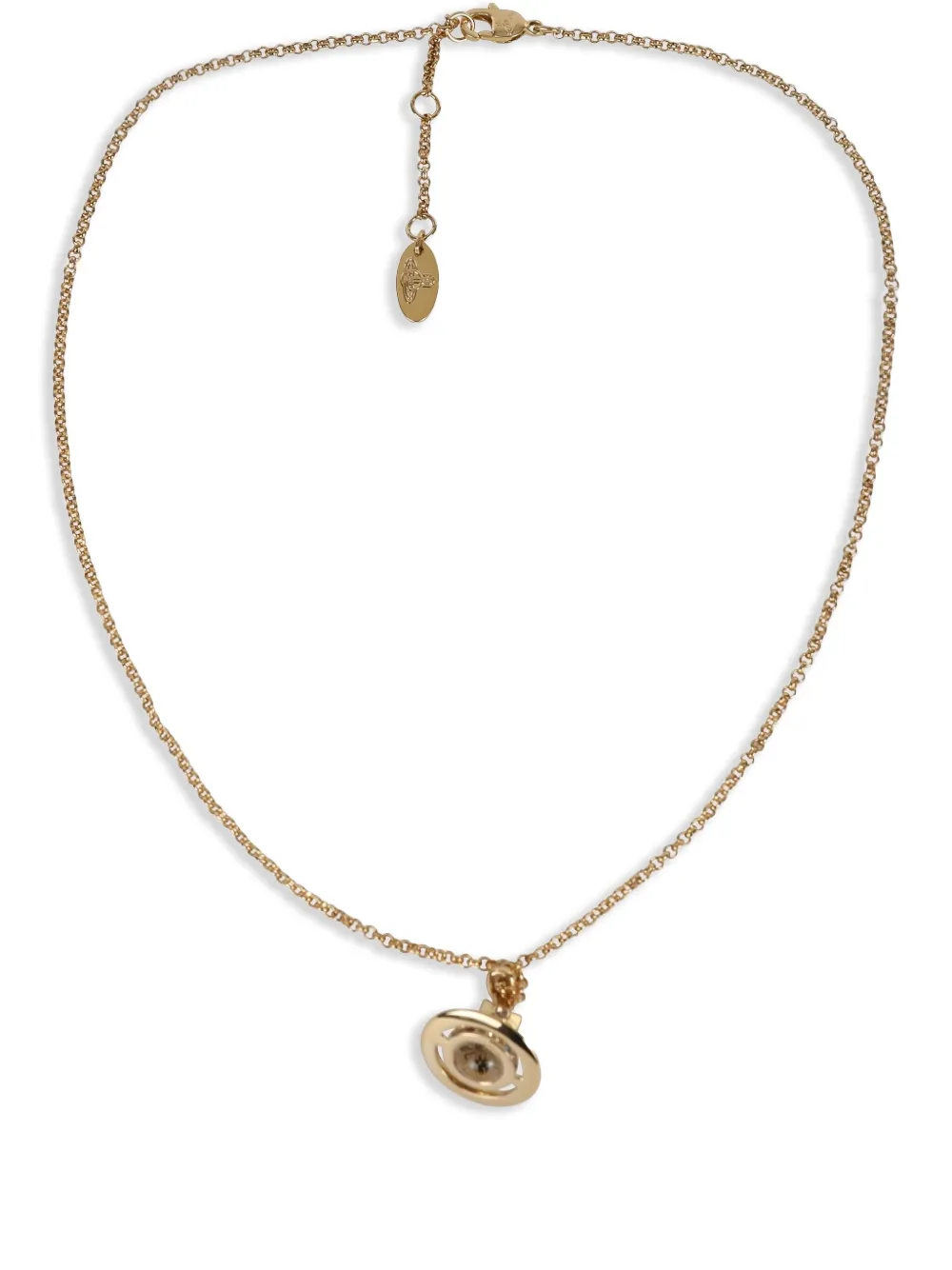 Vivienne Westwood Orb-pendant chain necklace - Goud