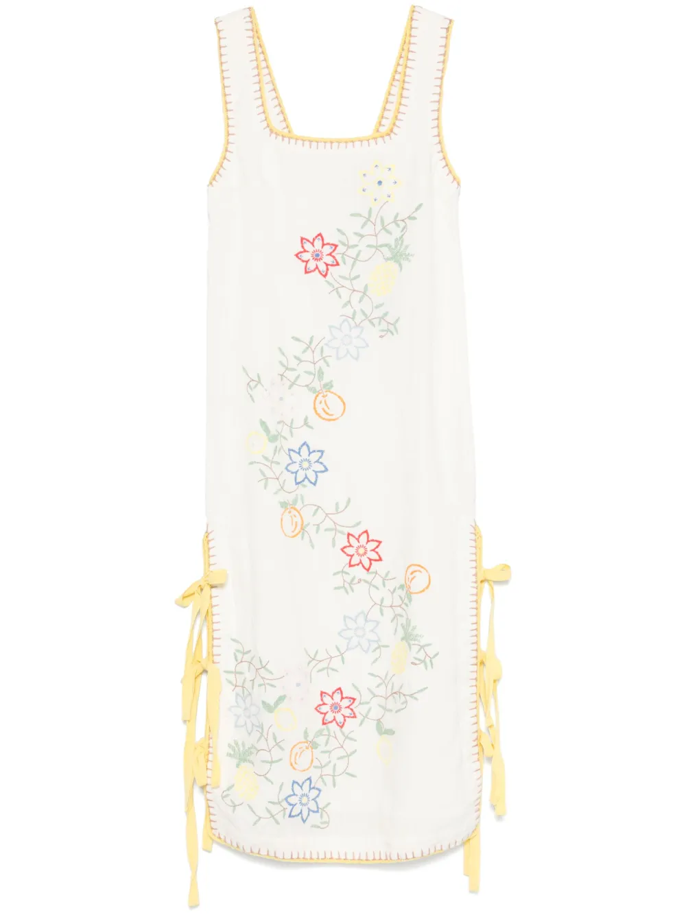 ALEMAIS Olivia maxi-jurk Beige