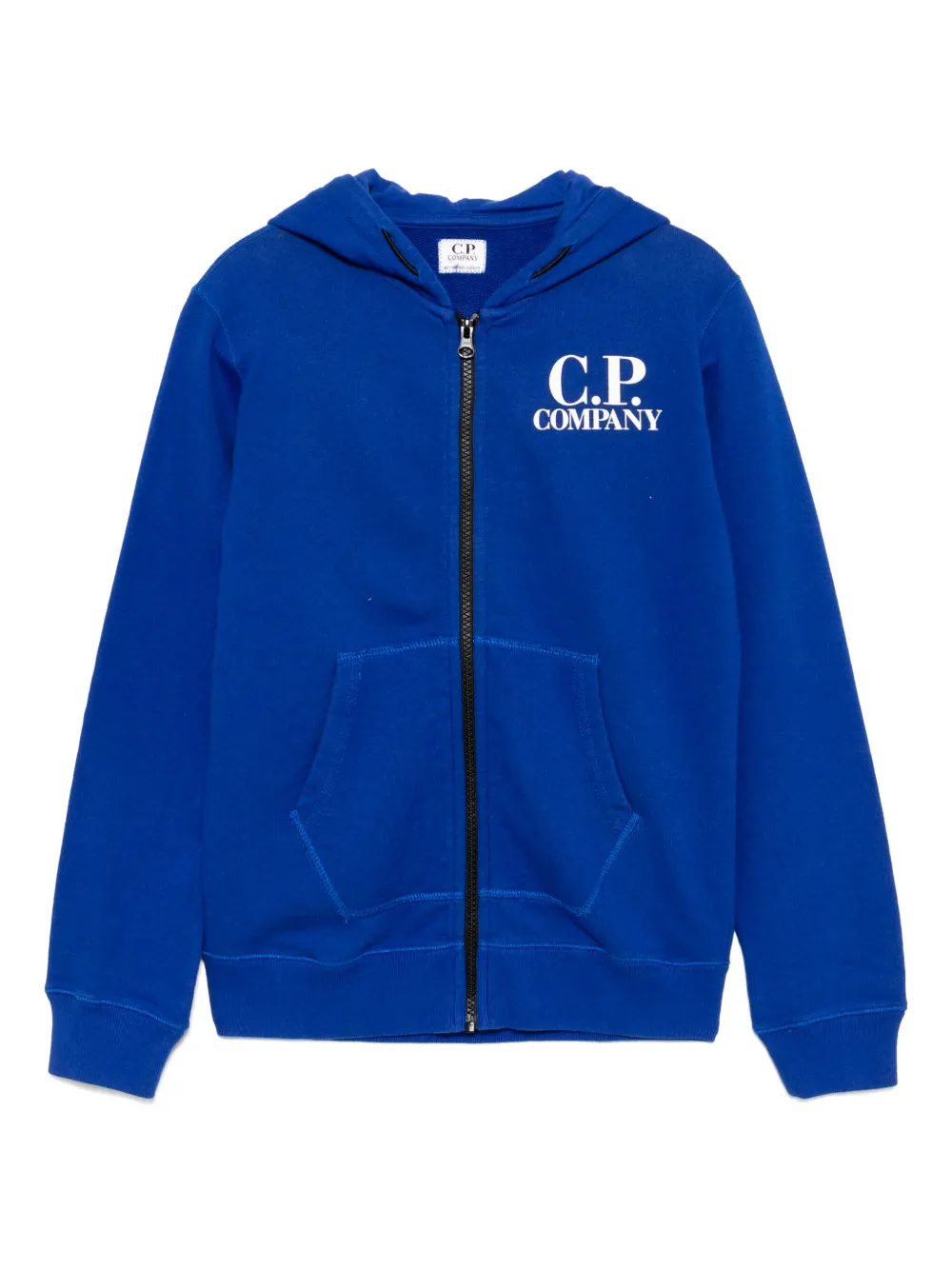 C.P. Company Kids Hoodie met goggle-detail Blauw