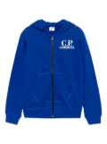 C.P. Company Kids Goggles-detail hoodie - Blue