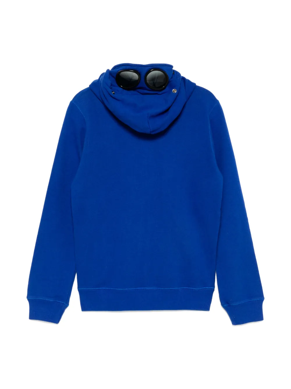 C.P. Company Kids Hoodie met goggle-detail - Blauw