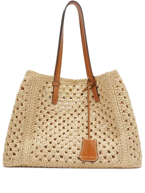Sac cabas en crochet - Ermanno Scervino - Modalova
