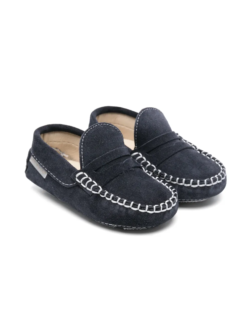 BabyWalker Suède loafers Blauw