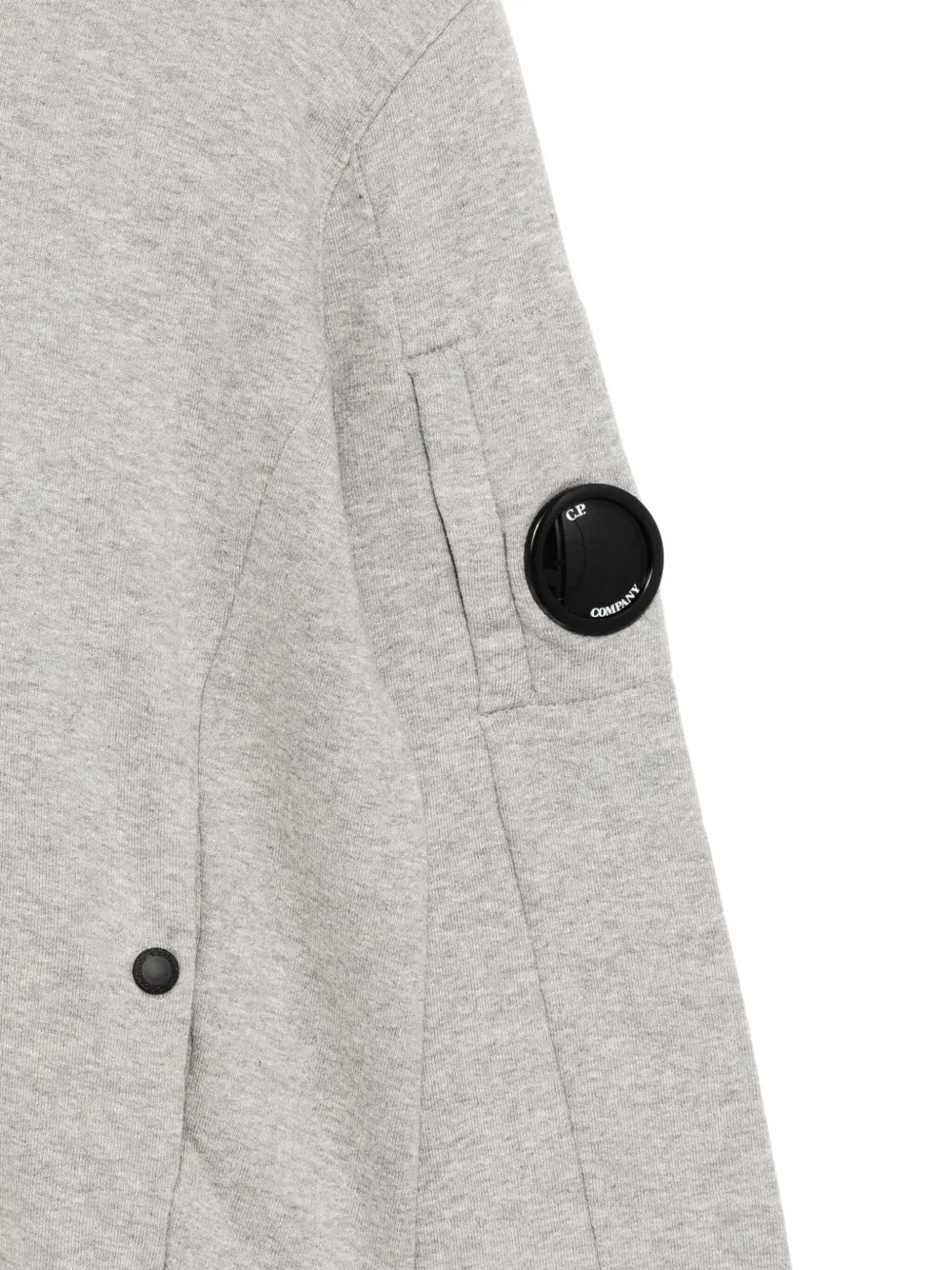 C.P. Company Kids Hoodie met lens-detail Grijs