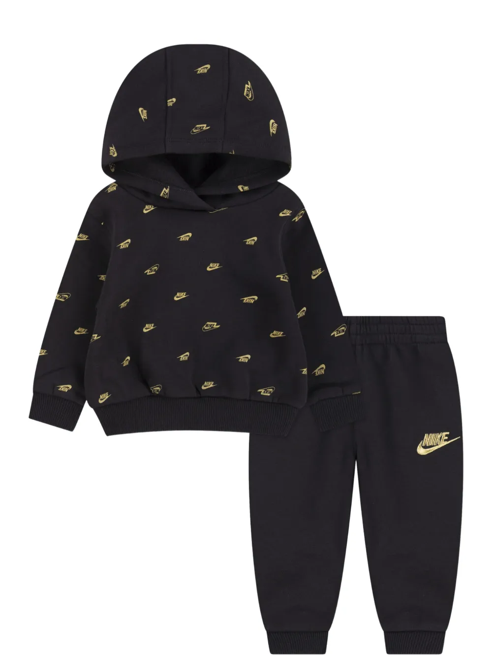 Nike Kids logo tracksuit set - Nero