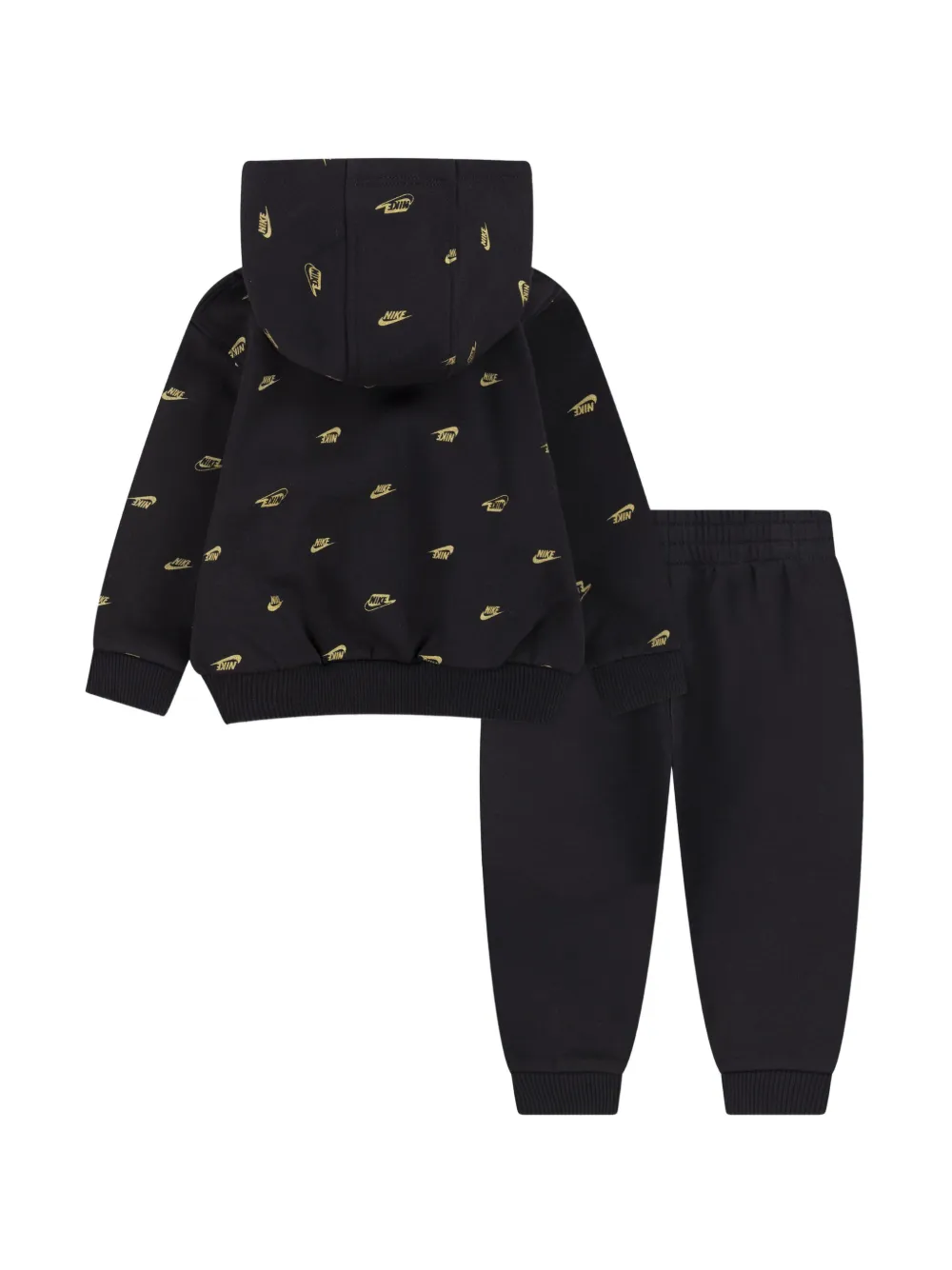 Nike Kids logo tracksuit set - Zwart