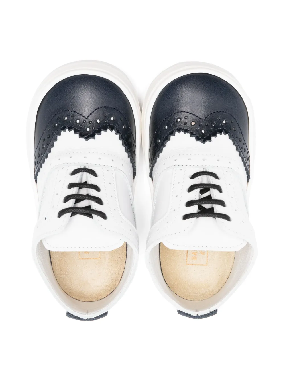 BabyWalker leather brogues White