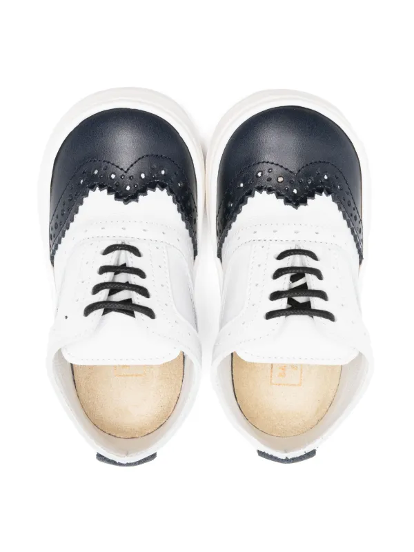 BabyWalker レザー ブローグシューズ | ホワイト | FARFETCH JP