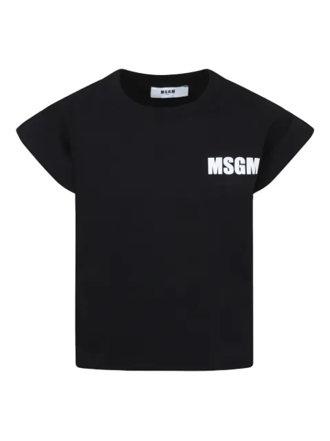 MSGM Kids logo-print T-shirt