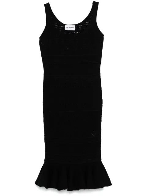 DES PHEMMES vestido midi tejido