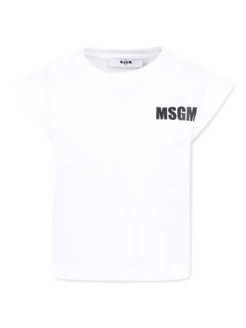 MSGM Kids logo-print T-shirt