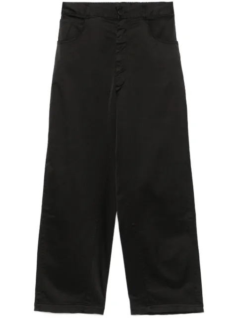 Cordera satin straight-leg trousers 