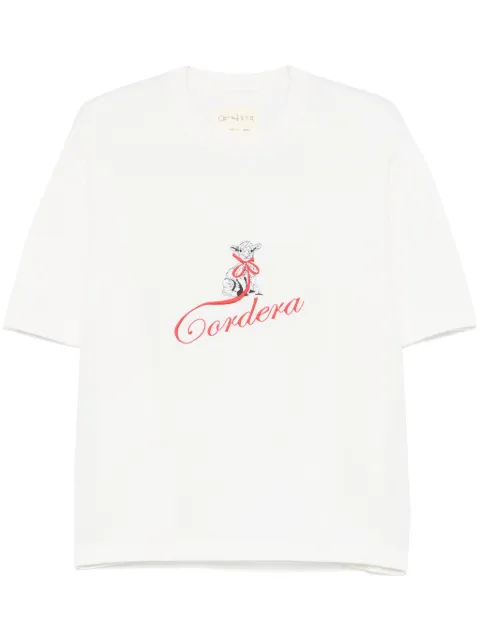 Cordera playera con logo bordado