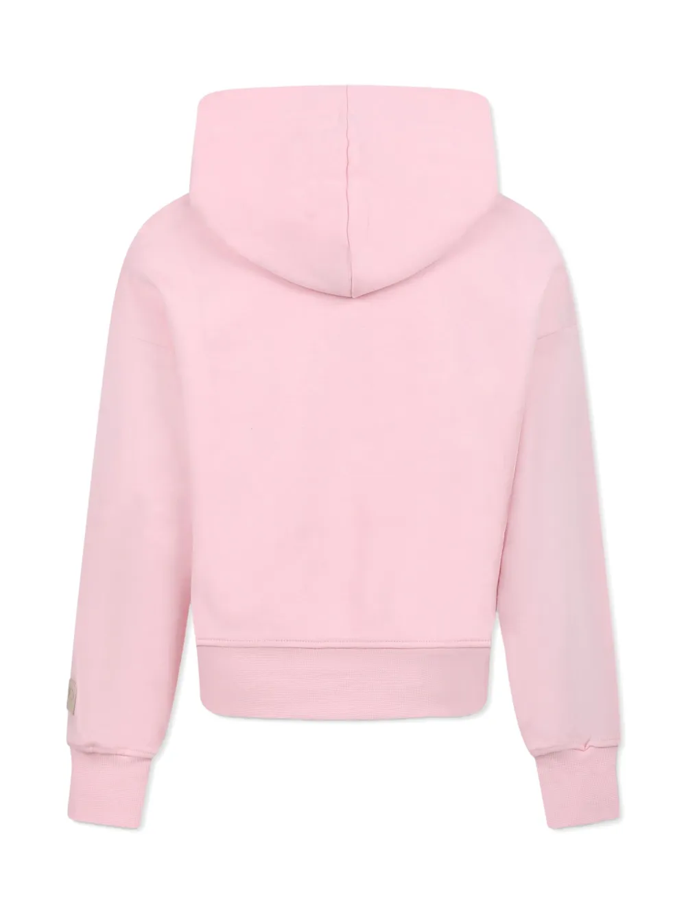 MSGM Kids logo-print hoodie - Roze