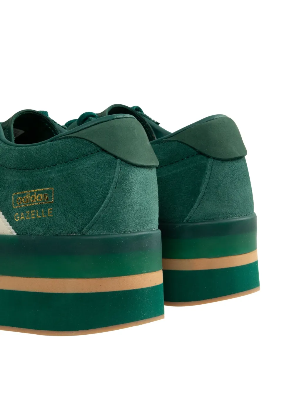 Adidas Originals Gazelle Stack Sneakers In Green
