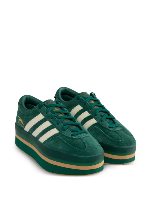adidas gazelle ダークグリーン スニーカー adidas originals GAZELLE ダークグリーン - メルカリ