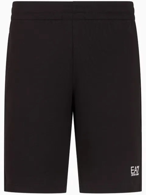 Ea7 Emporio Armani shorts con logo estampado