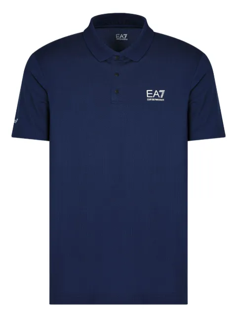 Ea7 Emporio Armani قميص بولو بطبعة شعار الماركة