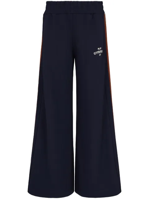 Ea7 Emporio Armani wide-leg track pants
