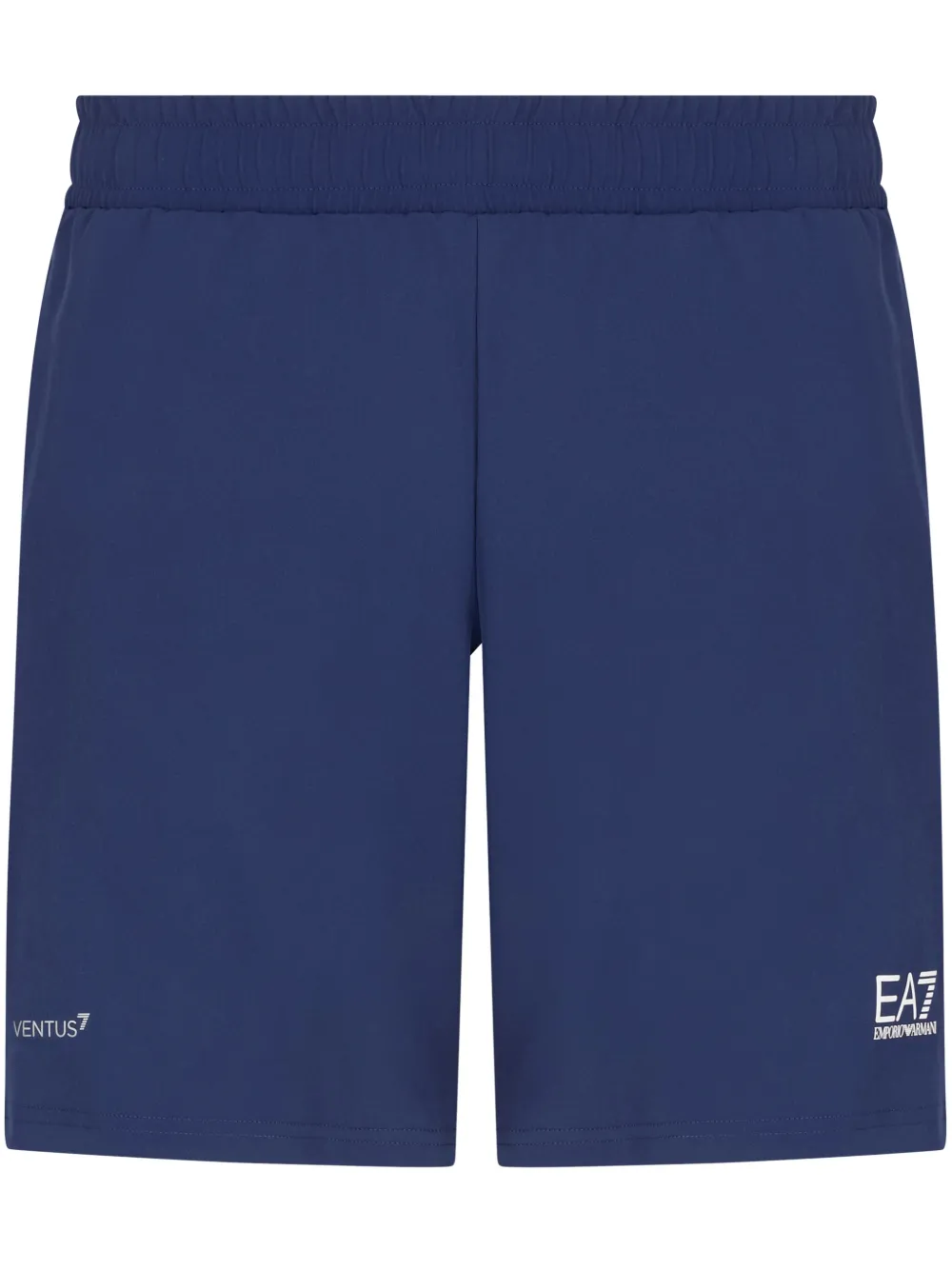 Ea7 Emporio Armani Bermuda con stampa - Blu