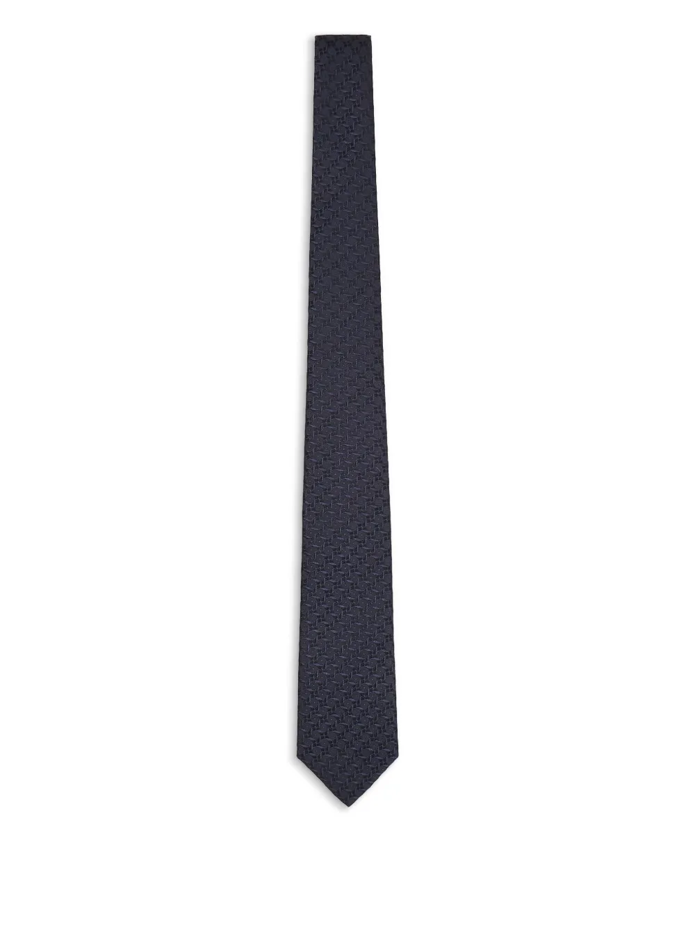 Emporio Armani Getextureerde stropdas Blauw