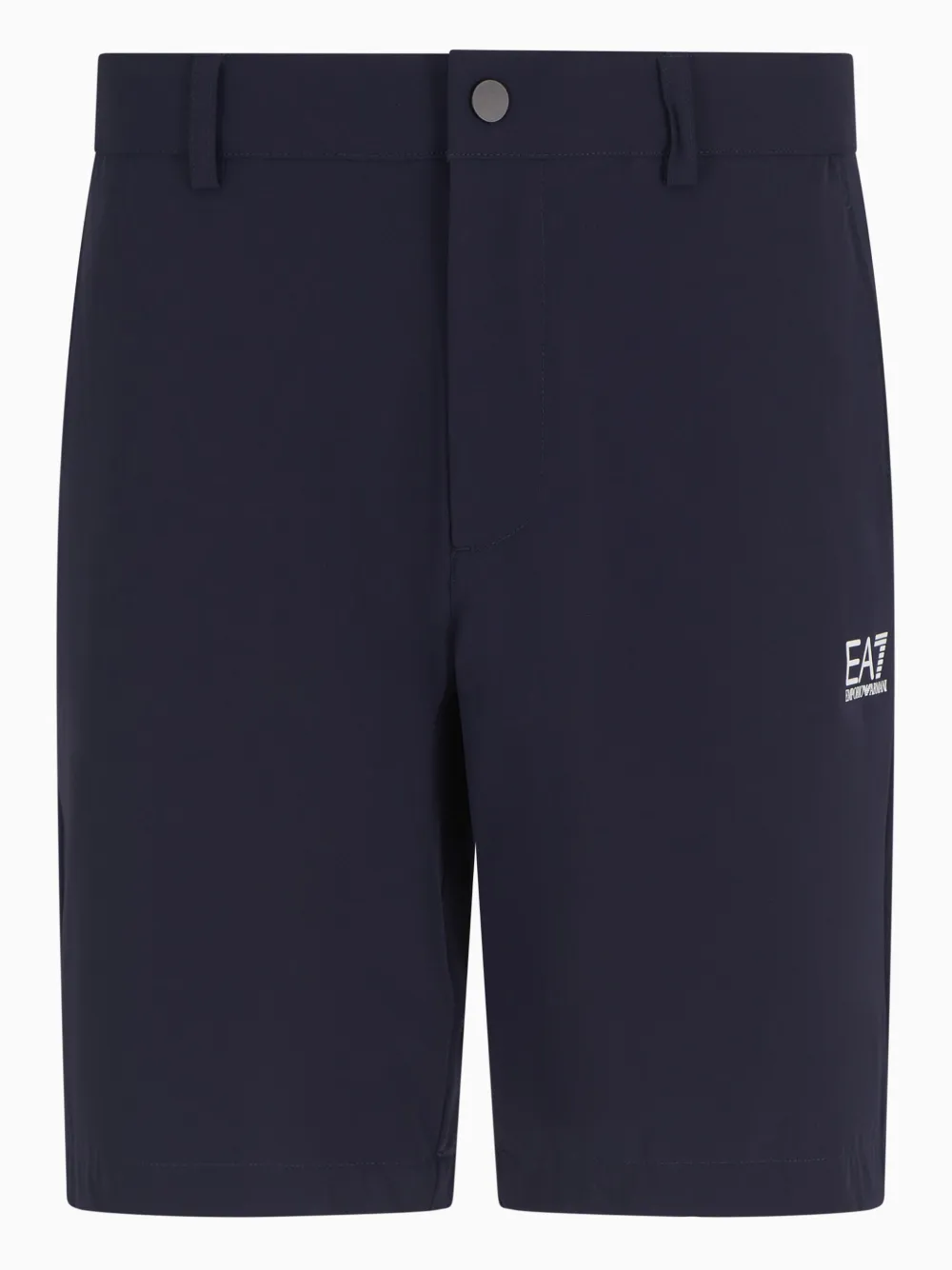EA7 LOGO-PRINT BERMUDA SHORTS