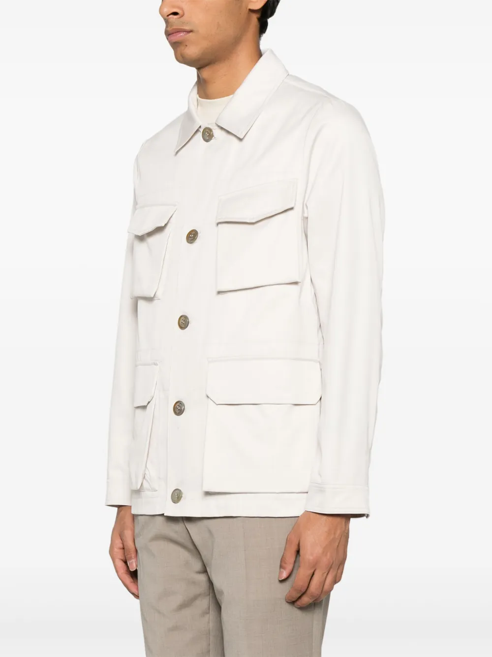 Moorer Mitia shirtjack Beige