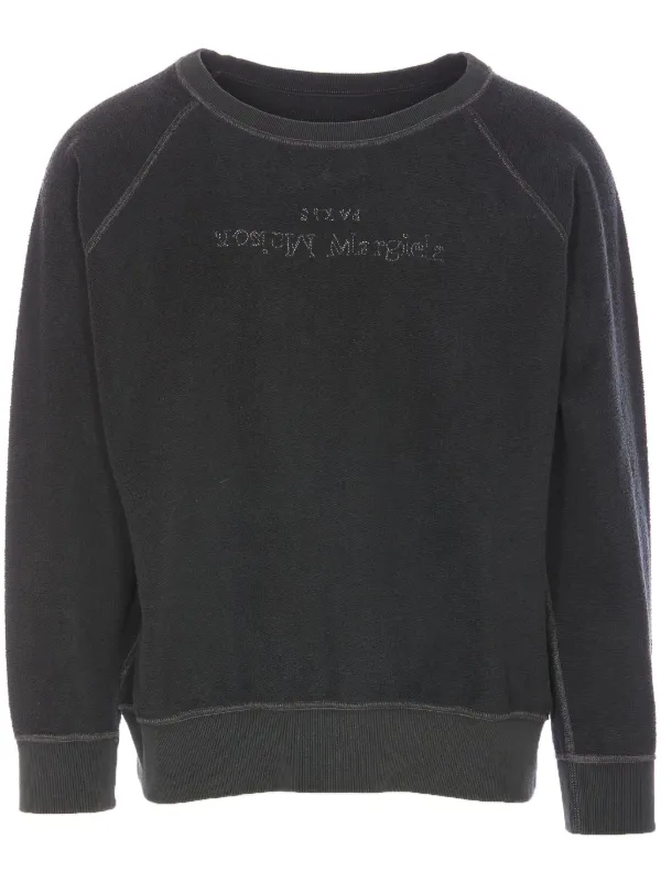 Maison Margiela ロゴ スウェットシャツ | グレー | FARFETCH JP