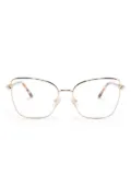 Carolina Herrera butterfly-frame glasses - Gold
