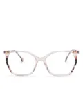 Carolina Herrera butterfly-frame glasses - Pink