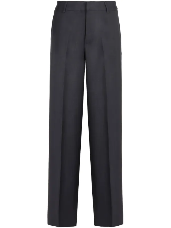 PT Torino Pressed-crease Trousers in Grey